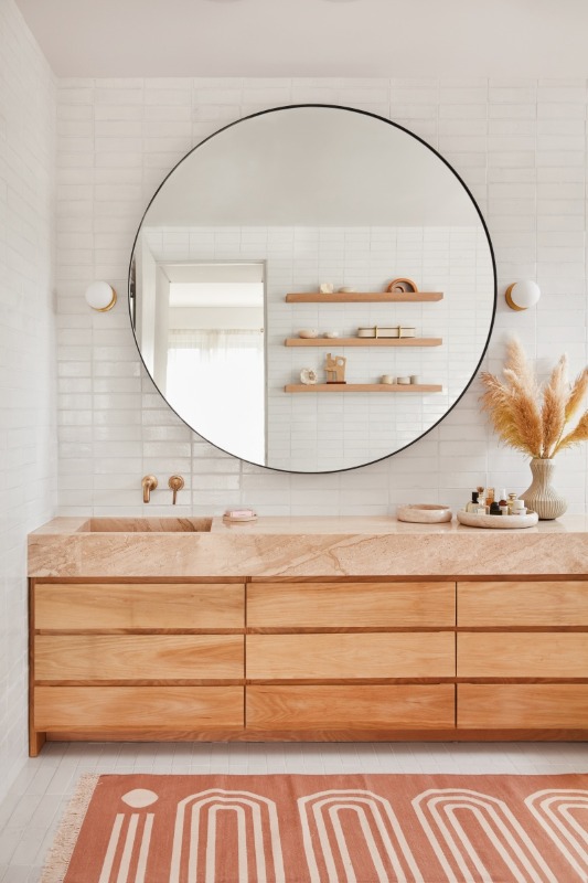 29+ Best Inspirations How To Style Bathroom Mirror from interior-design category