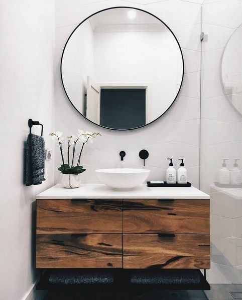29+ Best Inspirations How To Style Bathroom Mirror from interior-design category