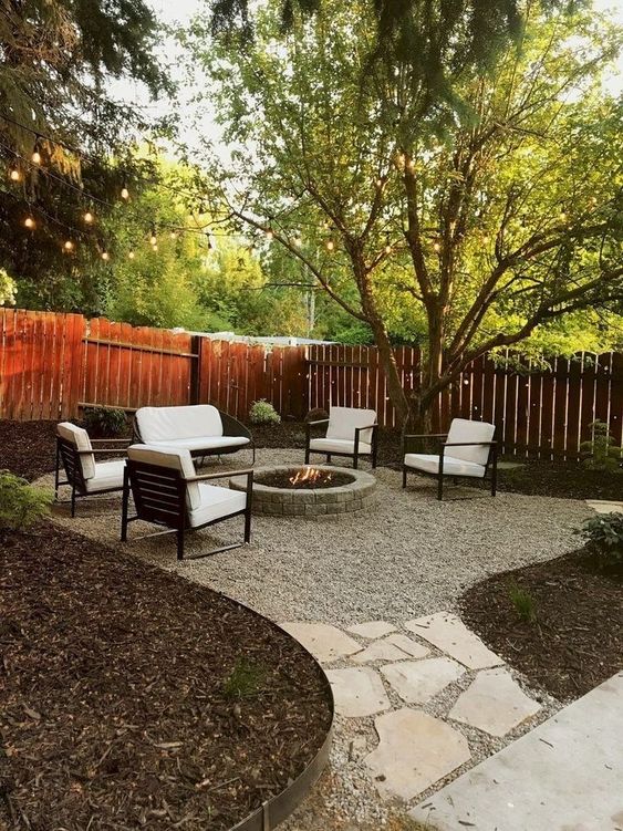 Small backyard ideas and tips simple patio with pool and narrow paths