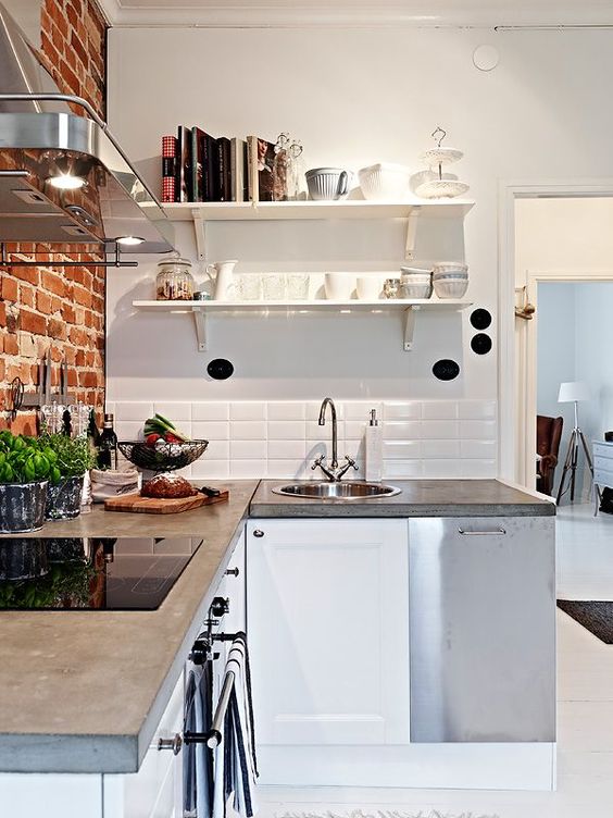 Small Kitchens: Wonderful Small Space Ideas from interior-design category