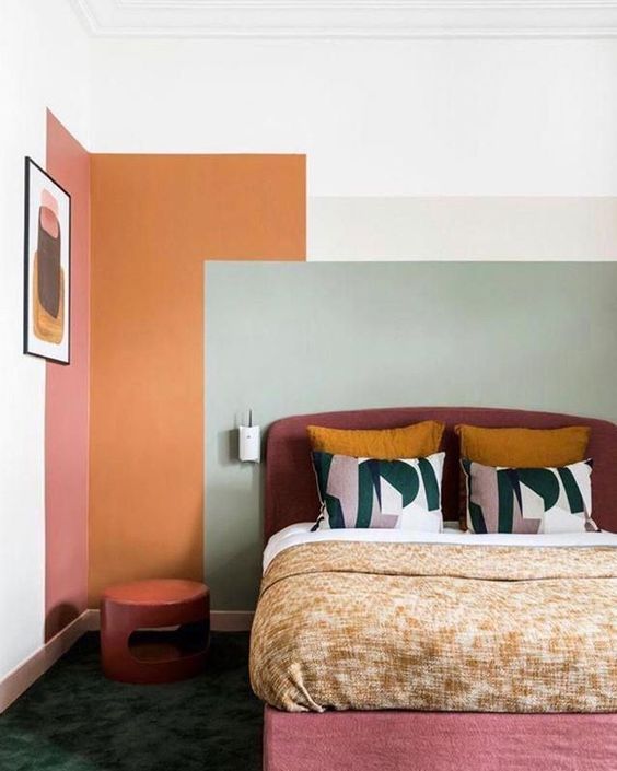 44 Unique & Rare Wall Color Ideas -  - home-decor - creative wall color ideas bedroom living room kitchen 31 -