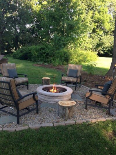 47 Best Backyard Fire Pit Landscaping Ideas - Page 15 of 47 - LAVORIST