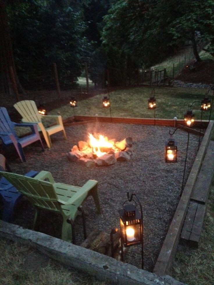 47 Best Backyard Fire Pit Landscaping Ideas from garden category