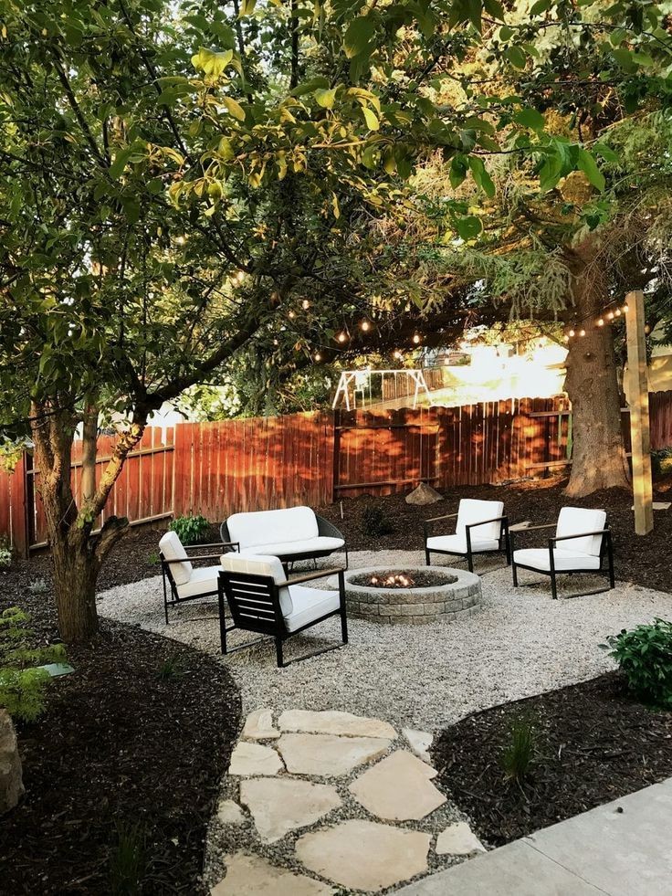 47 Best Backyard Fire Pit Landscaping Ideas from garden category