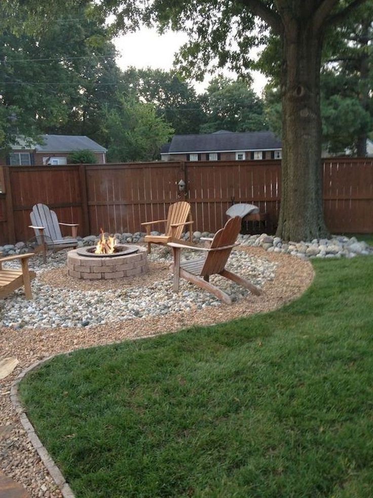 47 Best Backyard Fire Pit Landscaping Ideas - Page 39 of 47 - LAVORIST