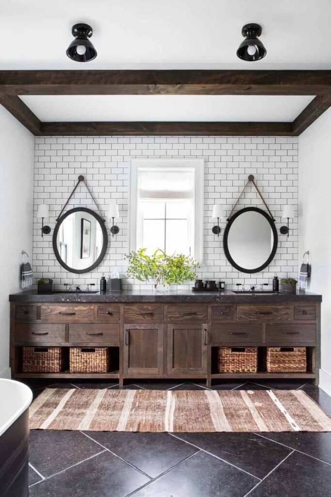 58 Charming Industrial Bathroom Interior Ideas - Page 9 of 58 - LAVORIST