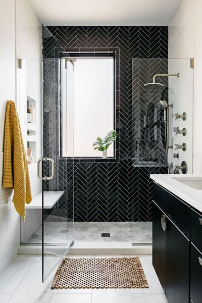 60+ Delightful Bathroom Wall Tile Ideas | LAVORIST