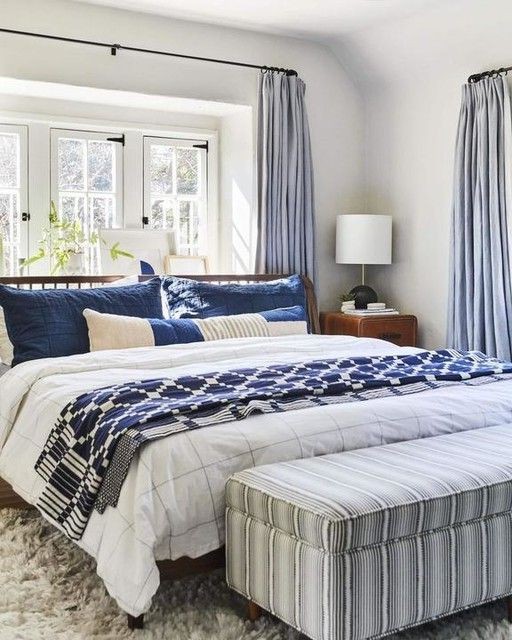 62 Breathtaking Coastal Bedroom Decor Ideas from home-decor category