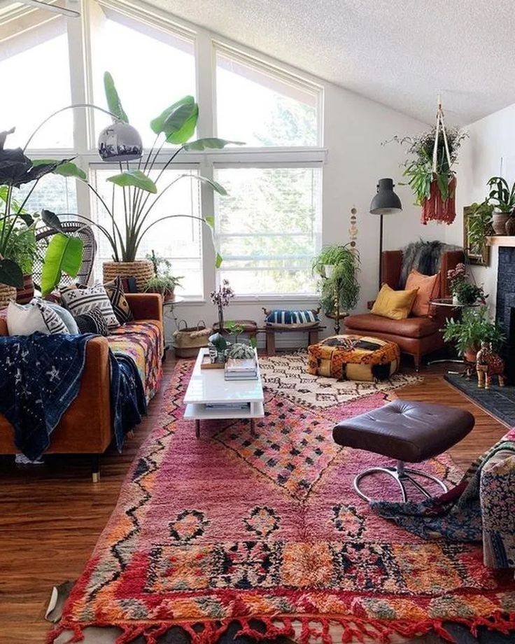 73 Mesmerizing Bohemian Living Room Inspiration - Page 26 of 73 - LAVORIST