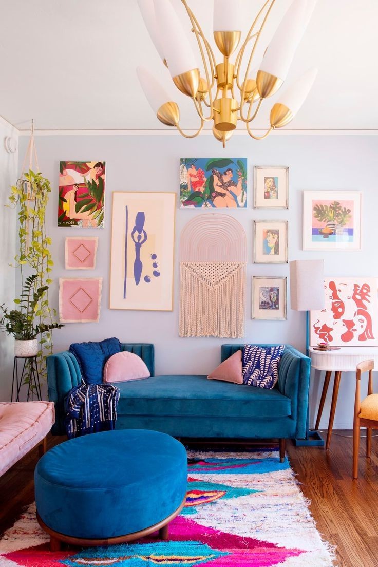 73 Mesmerizing Bohemian Living Room Inspiration from interior-design category