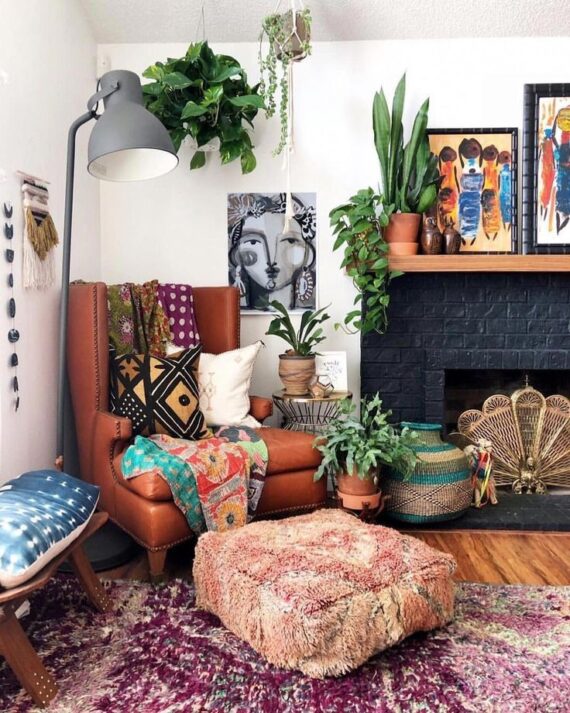 73 Mesmerizing Bohemian Living Room Inspiration - Page 30 of 73 - LAVORIST