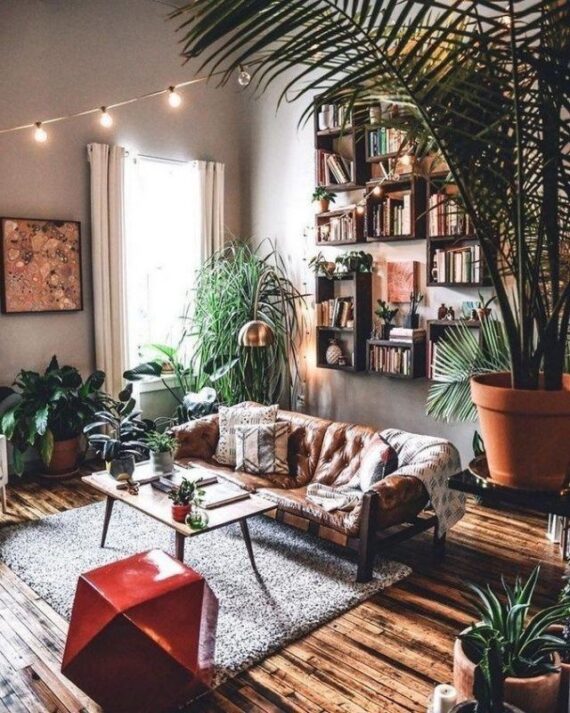 73 Mesmerizing Bohemian Living Room Inspiration - Page 42 of 73 - LAVORIST