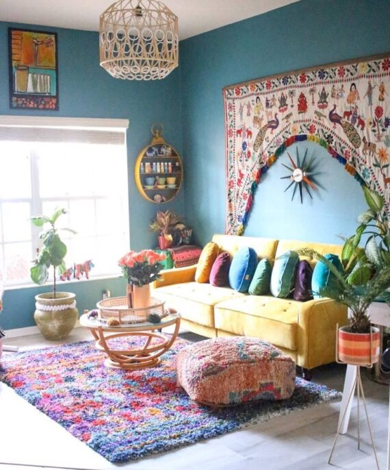 73 Mesmerizing Bohemian Living Room Inspiration - Page 49 of 73 - LAVORIST