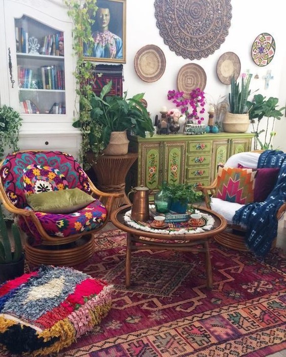 73 Mesmerizing Bohemian Living Room Inspiration - Page 61 of 73 - LAVORIST