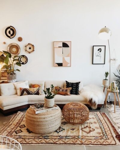 73 Mesmerizing Bohemian Living Room Inspiration - Page 65 of 73 - LAVORIST