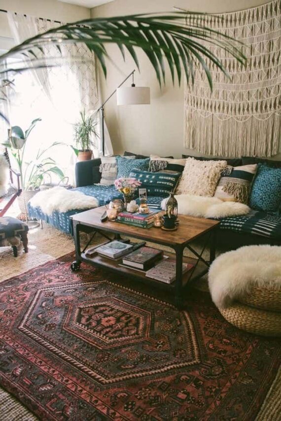 73 Mesmerizing Bohemian Living Room Inspiration - Page 68 of 73 - LAVORIST