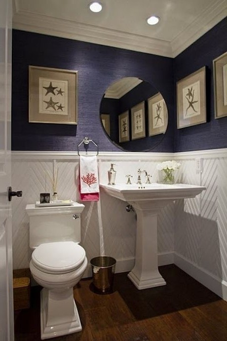 38 Dazzling Coastal Bathroom Remodel Ideas from interior-design category