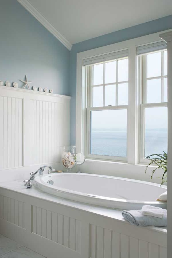 38 Dazzling Coastal Bathroom Remodel Ideas from interior-design category