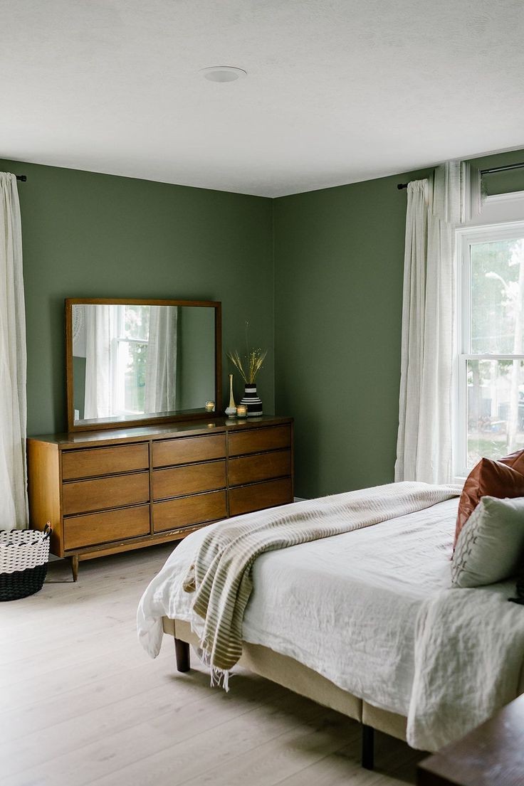 36 Stunning Mid-Century Modern Bedroom Ideas from interior-design category