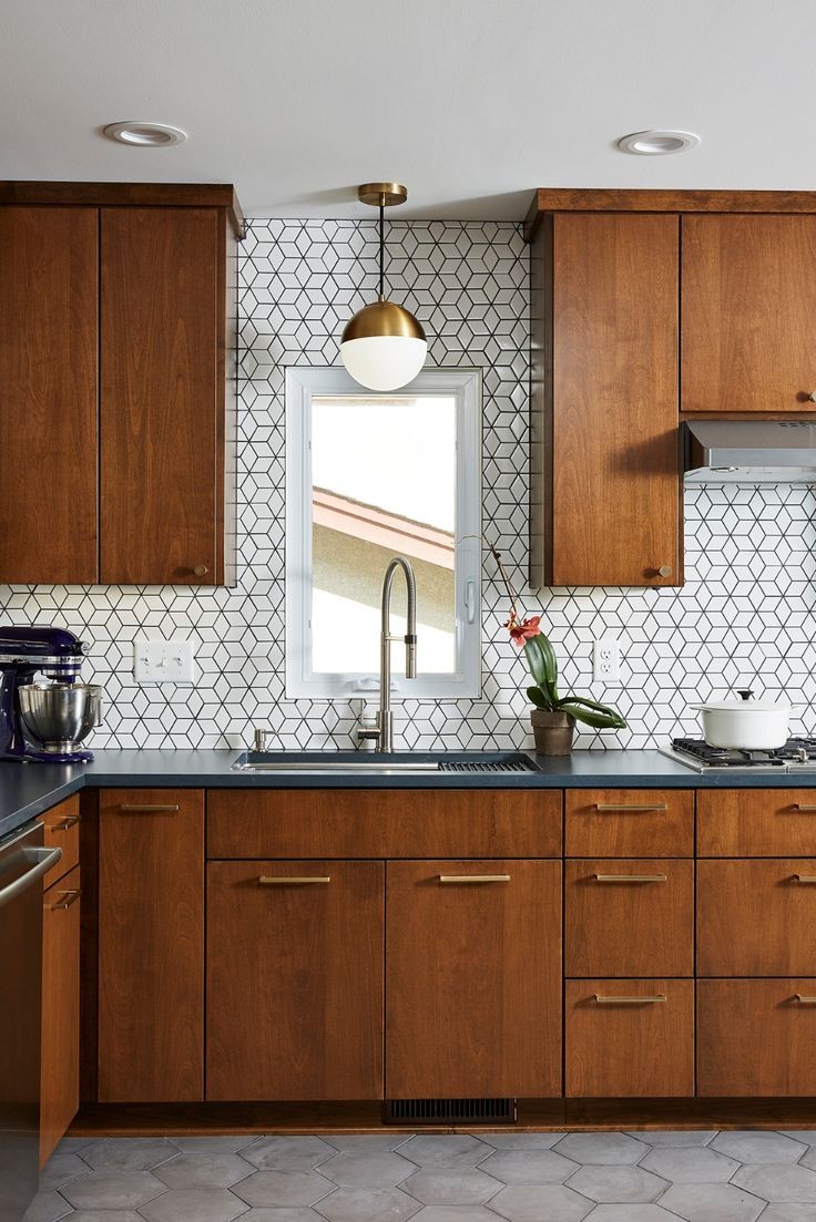 54 Undeniably Glamorous Mid-Century Kitchen Designs from interior-design category