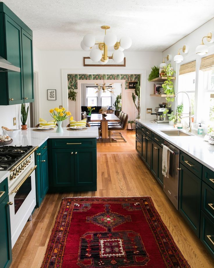 54 Undeniably Glamorous Mid-Century Kitchen Designs from interior-design category