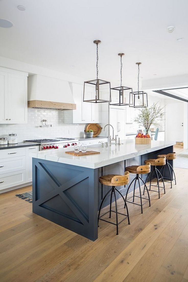 52 Unforgettable Modern Kitchen Island Ideas from interior-design category