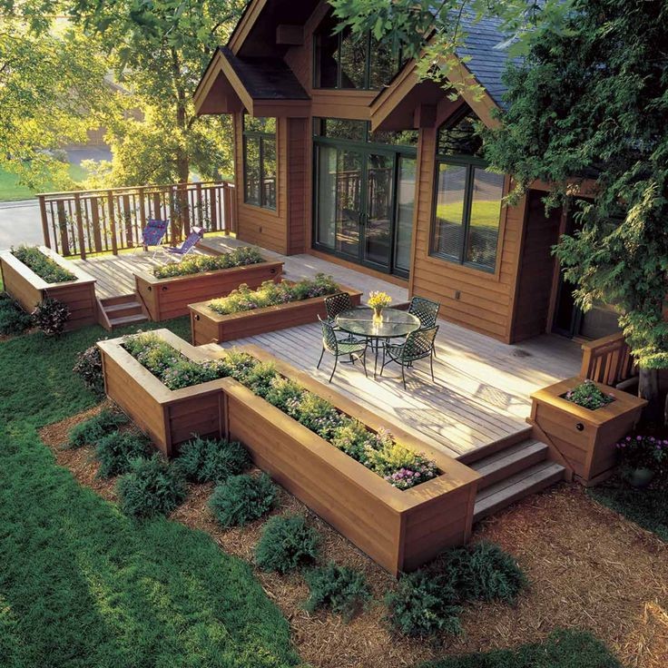 37 Awe-Inspiring Backyard Deck Inspiration from garden category