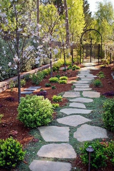 53 Breathtaking Backyard Landscape Ideas from garden category