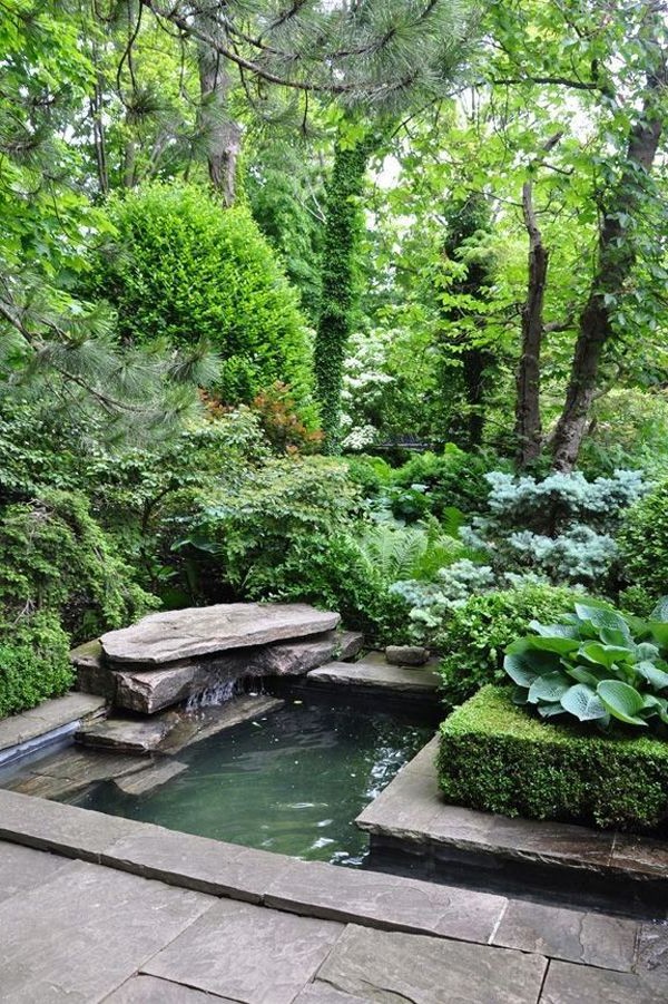 46 Dazzling Backyard Pond Ideas from garden category