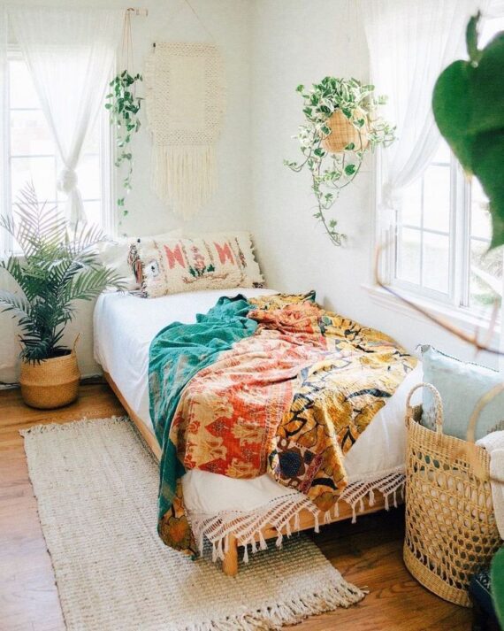 54 Fresh Bohemian Bedroom Ideas - Page 29 of 54 - LAVORIST