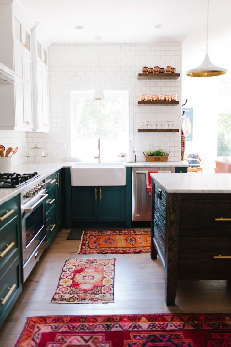 49 Charming Bohemian Kitchen Design Ideas from interior-design category