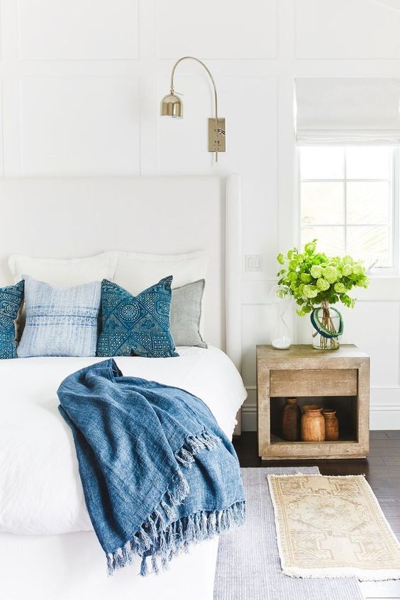 35 Stunning Blue Bedroom Ideas from interior-design category
