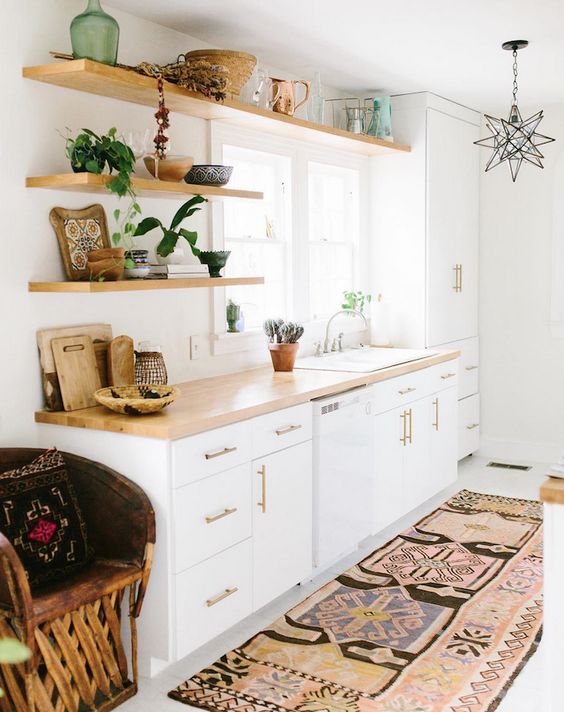 55 Bohemian Kitchen Inspirations: A Visual Feast of Chic Designs