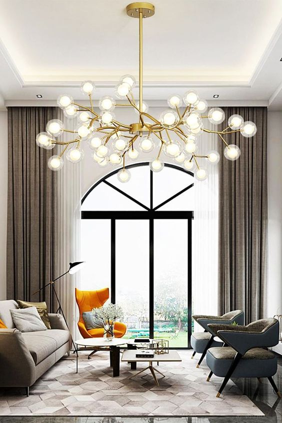 22 Stunning Living Room Lighting Ideas from interior-design category