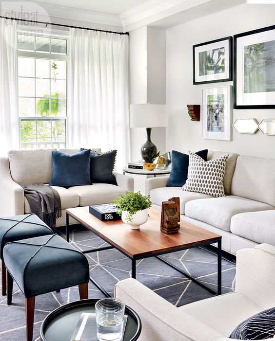 How to Perfectly Place Two Sofas in Your Living Room from interior-design category